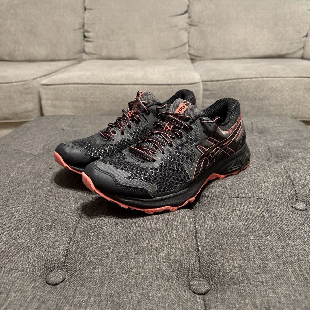ASICS Gel-Sonoma 4 Womens 8.5 Gray Red Running Used